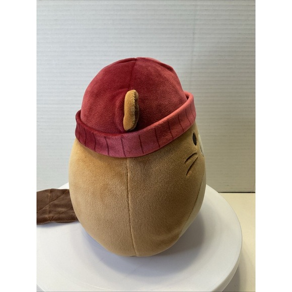 Squishmallow Kellytoy Harvest Squad Chip the Beaver Stuffed Animal‎ Plush Toy 8" - Picture 4 of 8